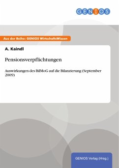 Pensionsverpflichtungen (eBook, PDF) - Kaindl, A.