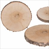Deko-Holzscheibe Durchmesser ca. 15 cm