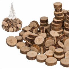 Holz-Dekoscheiben 250 gr im Netz