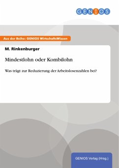 Mindestlohn oder Kombilohn (eBook, PDF) - Rinkenburger, M.