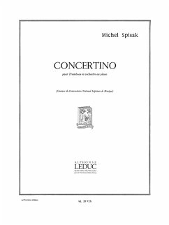 Cover SPISAK CONCERTINO TROMBONE ET PIANO