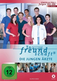 In aller Freundschaft - Die jungen Ärzte - Staffel 6, Teil 1, Folgen 211 - 232 DVD-Box - Die Jungen Aerzte 6.1/7 Dvd