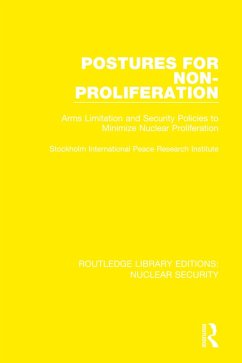 Postures for Non-Proliferation (eBook, PDF) - Stockholm International Peace Research Institute