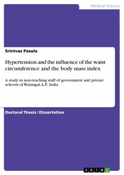 Hypertension and the influence of the waist circumference and the body mass index (eBook, PDF)