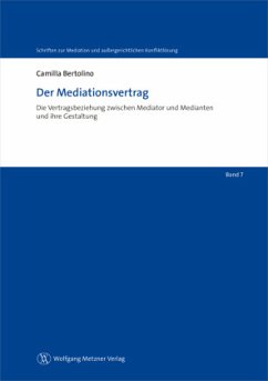 Der Mediationsvertrag - Bertolino, Camilla