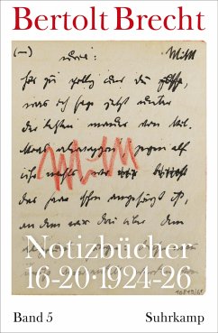 Notizbücher 16-20 - Brecht, Bertolt