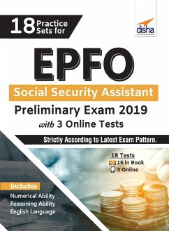 18 Practice Sets for EPFO Social Security Assistant Preliminary Exam 2019 with 3 Online Tests - Disha Experts