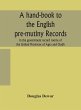 A hand-book to the English pre-mutiny... - Bild 1