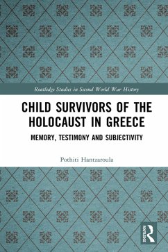Cover Child Survivors of the Holocaust in Greece (eBook, ePUB)