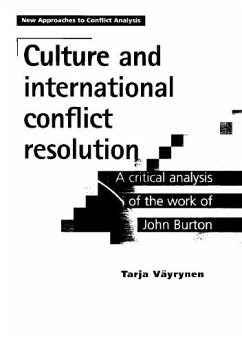 Cover Culture and international conflict resolution (eBook, PDF)