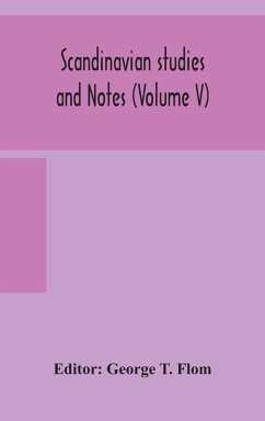 Cover Scandinavian studies and Notes (Volume V)