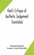 Kant's Critique of aesthetic judgement... - Bild 1
