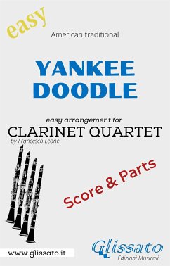 Yankee Doodle - Easy Clarinet Quartet (score & parts) (eBook, ePUB) - Traditional, American