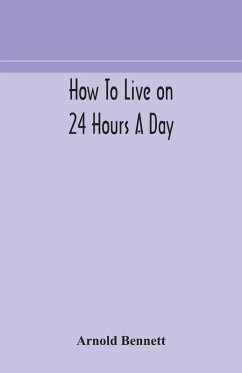Cover How to live on 24 hours a day