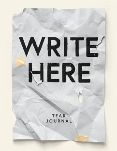 Write Here Tear Journal, 200 Perforated Pages, Hardcover Notebook, 6x8.5 Easy Tear Pages - Russell, Nicole