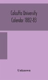 Calcutta University Calendar 1882-83