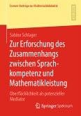 Zur Erforschung des Zusammenhangs zwischen Sprachkompetenz und Mathematikleistung (eBook, PDF)