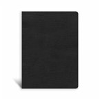 CSB Single-Column Wide-Margin Bible, Black Leathertouch