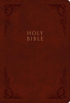 KJV Super Giant Print Reference Bible, Burgundy Leathertouch - Holman Bible Publishers