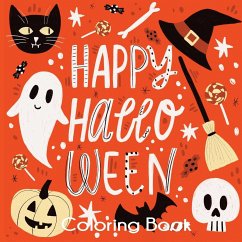 Happy Halloween Coloring Book - Blue Wave Press