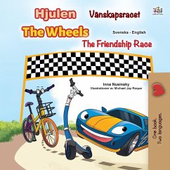The Wheels -The Friendship Race (Swedish English Bilingual Children's Book) - Books, Kidkiddos; Nusinsky, Inna