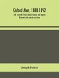 Oxford men, 1880-1892, with a record of... - Bild 1