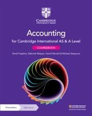 Cambridge International as & a Level Accounting Coursebook with Digital Access (2 Years) - Hopkins, David; Malpas, Deborah; Randall, Harold; Seagrove, Michael