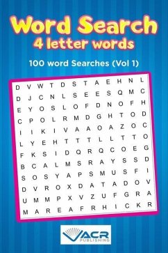 Word Search 4 letter Words: 100 Word Searches - Publishing, Acr