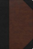 KJV Super Giant Print Reference Bible, Black/Brown Leathertouch, Indexed