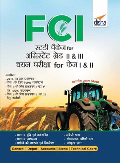 FCI Study Package for Assistant Grade II & III Recruitment Pariksha for Phase I & II Hindi Edition - Disha Experts