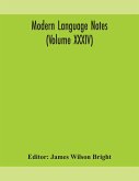 Modern language notes (Volume XXXIV)