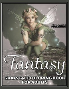 Fantasy Grayscale Coloring Book for Adults - Publishing, Draconis