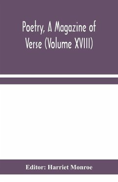 Cover Poetry, A Magazine of Verse (Volume XVIII)