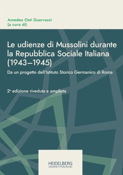 Le udienze di Mussolini durante la Repubblica Sociale Italiana (1943¿1945)