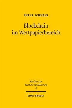 Cover Blockchain im Wertpapierbereich (eBook, PDF)