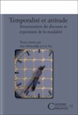 Temporalité Et Attitude Temporalité Et Attitude