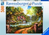 Ravensburger 16582 - Cottage am Fluß, Puzzle, 500 Teile