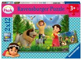Ravensburger 05143 - Heidi, Gemeinsame Zeit in den Bergen, Kinderpuzzle, 2x12 Teile