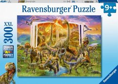 Ravensburger 12905 - Lexikon aus der Urzeit, Dinosaurier, Kinderpuzzle, 300 XXL-Teile