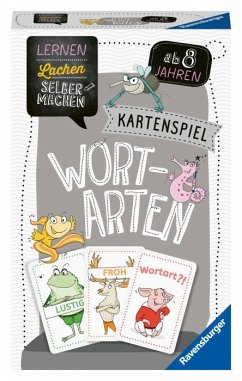 Ravensburger 80353 - Wortarten, Kartenspiel, Lernen Lachen Selbermachen, Lernspiel