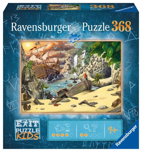 Ravensburger EXIT Puzzle Kids - 12954 Das Piratenabenteuer - 368 Teile  Puzzle … - Bei bücher.de immer portofrei