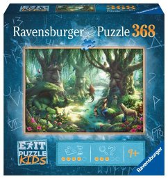 Ravensburger EXIT Puzzle Kids - 12955 Der magische Wald - 368 Teile Puzzle für Kinder ab 9 Jahren, Kinderpuzzle