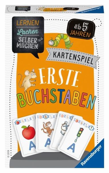 Ravensburger 80659 - Erste Buchstaben, Kartenspiel, Lernen Lachen  Selbermachen, … - Bei bücher.de immer portofrei