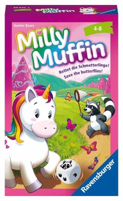 Ravensburger 20670 - Milly Muffin, Einhorn Würfel-Laufspiel, Merkspiel