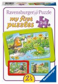 Ravensburger 05138 - Kleine Gartentiere, My First Puzzle, 3x6 Teile