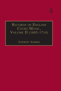 Cover Records of English Court Music (eBook, ePUB)