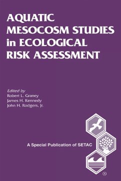 Aquatic Mesocosm Studies in Ecological Risk Assessment (eBook, PDF) - Graney, Robert L.