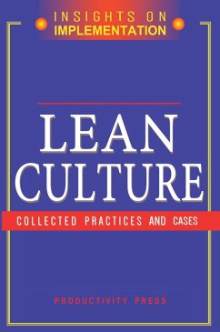 Lean Culture (eBook, ePUB) - Productivity, Press
