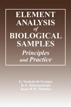 Element Analysis of Biological Samples (eBook, PDF) - Iyengar, G. Venkatesh; Subramanian, K. S.; Woittiez, Joost R. W.