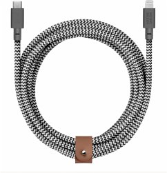 Native Union Belt Cable USB-C to Lightning 3m Zebra